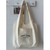 Canvas Tote Bag With Long Handles