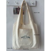 Canvas Tote Bag With Long Handles