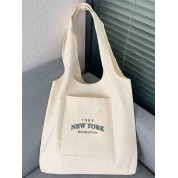 Canvas Tote Bag With Long Handles