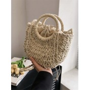 Straw Woven Bag For Wedding Gift