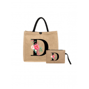 The Tote Bag Cream And Black