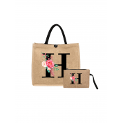 The Tote Bag Cream And Black