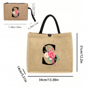 The Tote Bag Cream And Black