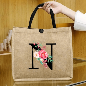 The Tote Bag Cream And Black