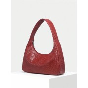 Faux Leather Tote Shoulder Bag