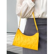 Canvas And Leather Shoulder Bag