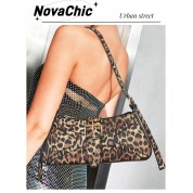 Crossbody Bag With Leopard Print Strap