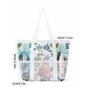 Beach Bag Tote With Pockets