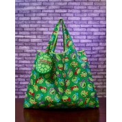 Cute Printed Fabric Drawstring Bag