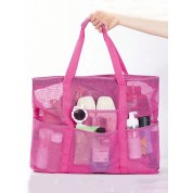 Multi Pocket Tote Bag With Zipper