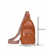 Genuine Leather Camera Bag Crossbody