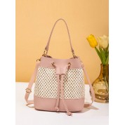 Leather Top Handle Crossbody Bag