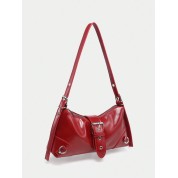 Soft Leather Tote Bag With Shoulder Strap