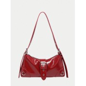 Soft Leather Tote Bag With Shoulder Strap