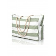 Monogram Tote Bag With Zipper