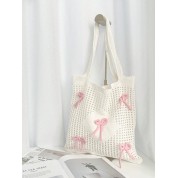 Large Tote Bag Women Pink