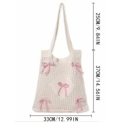 Large Tote Bag Women Pink