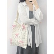 Large Tote Bag Women Pink