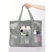 Small Tote Bag With Zipper And Pockets