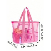 Multi Pocket Tote Bag With Zipper