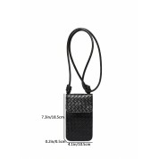 Crossbody Bag With Woven Strap