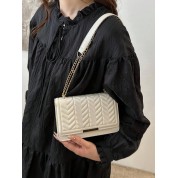 Crossbody Bag With Silver Hardware