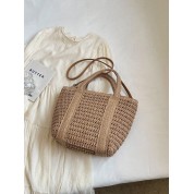 Extra Large Vintage Woven Straw Tote Bag