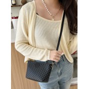 Black Leather Shoulder Bags For Women