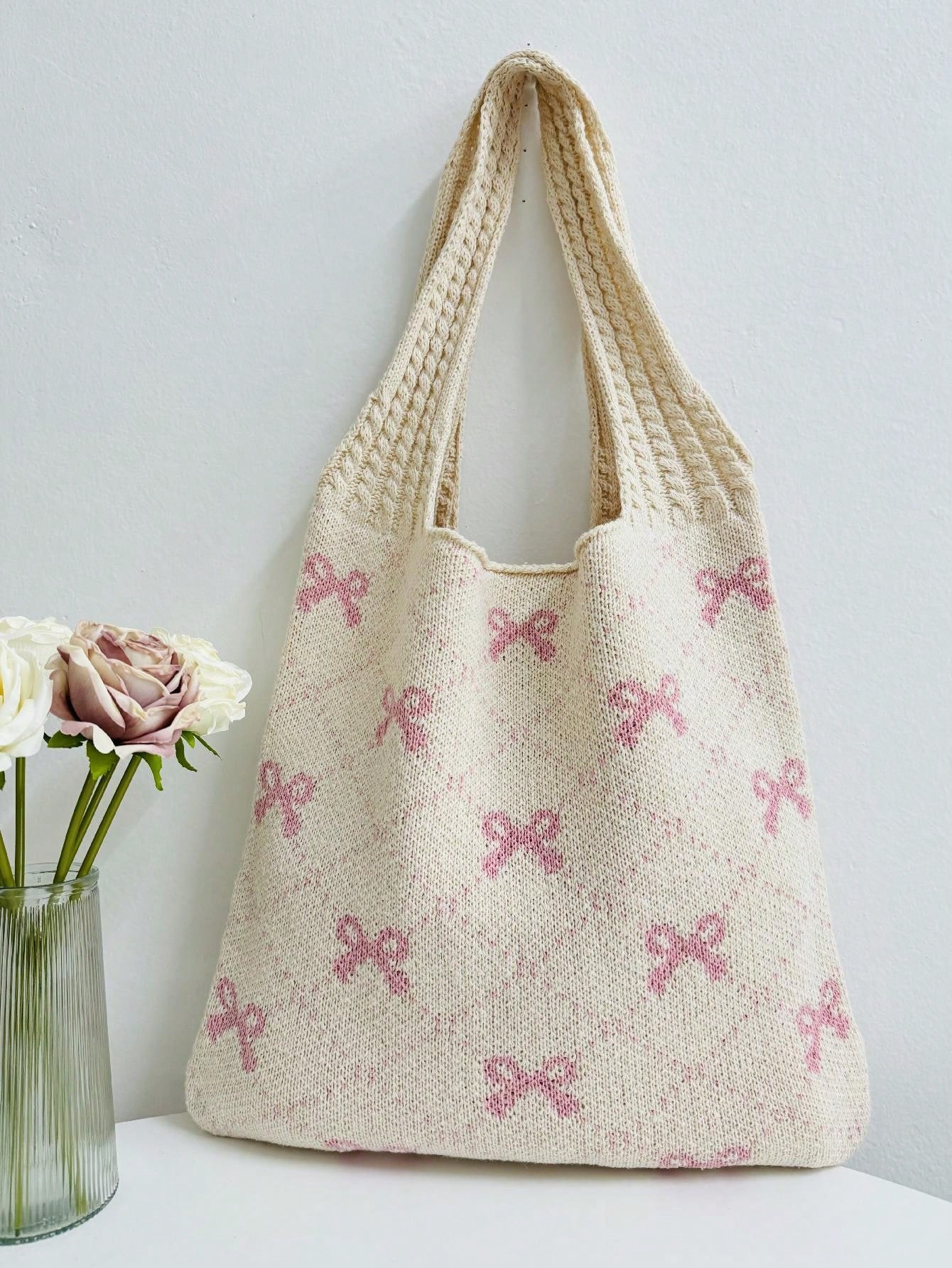 how to crochet grocery bag tote 4